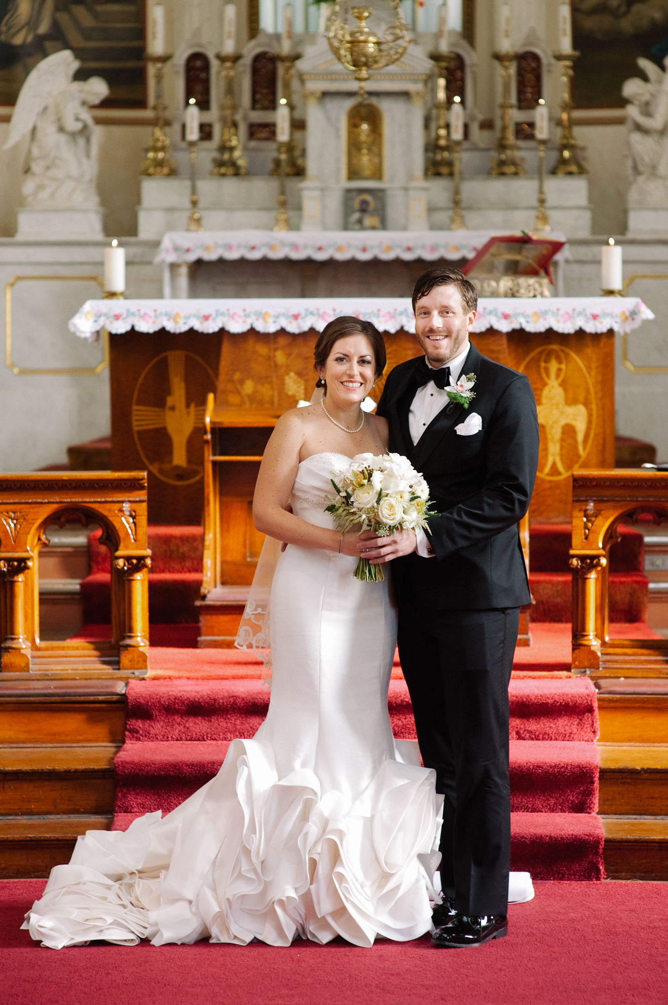 St. Louis Missouri St. Mary of Victories Wedding Photography