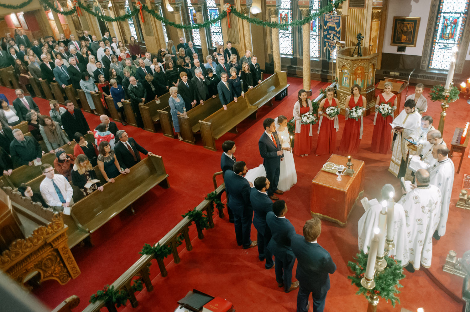 St. Louis wedding at St. Nicholas Greek Orthodox Church