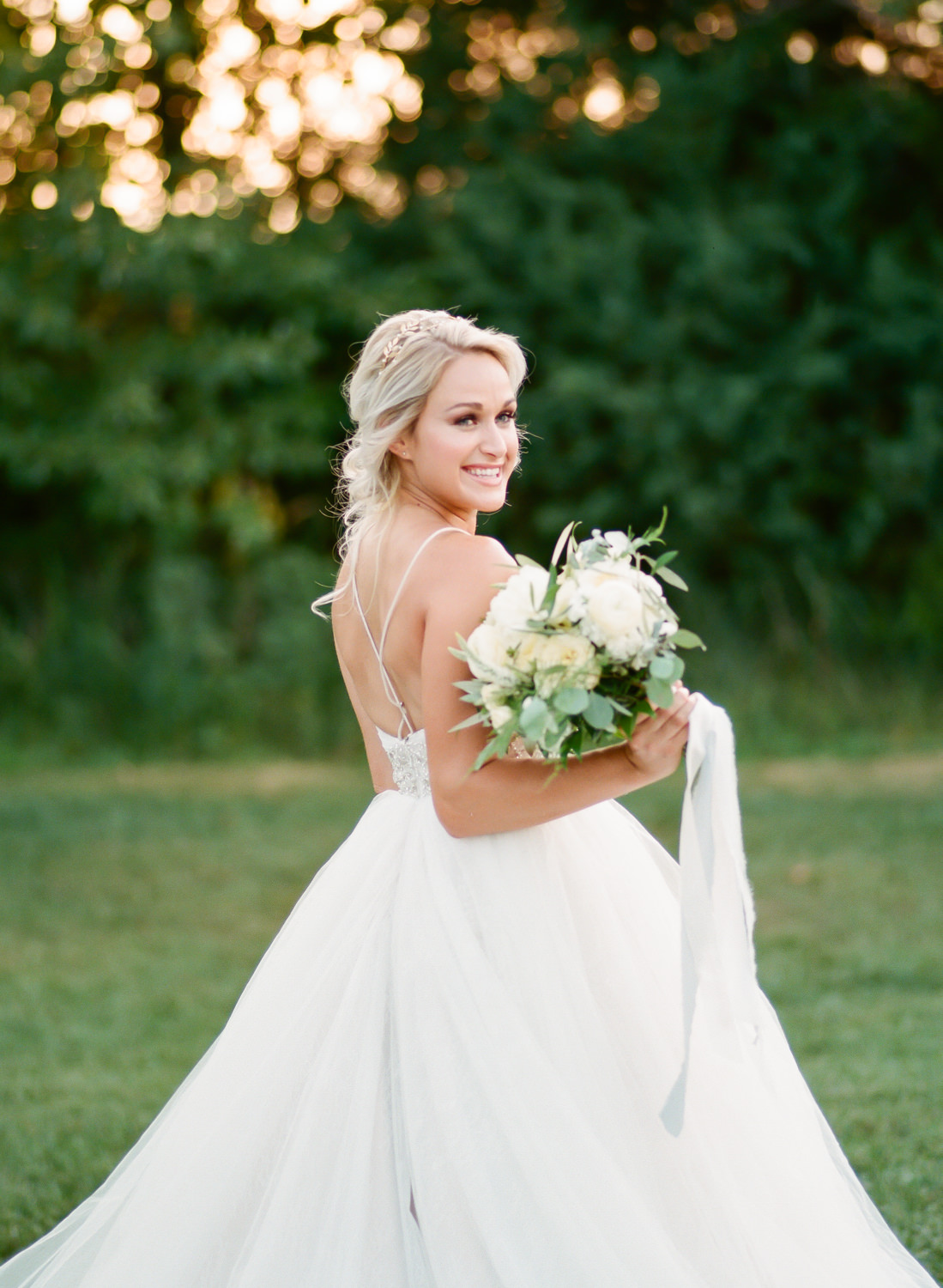 St. Louis bridal session at sunset, Norman's Bridal