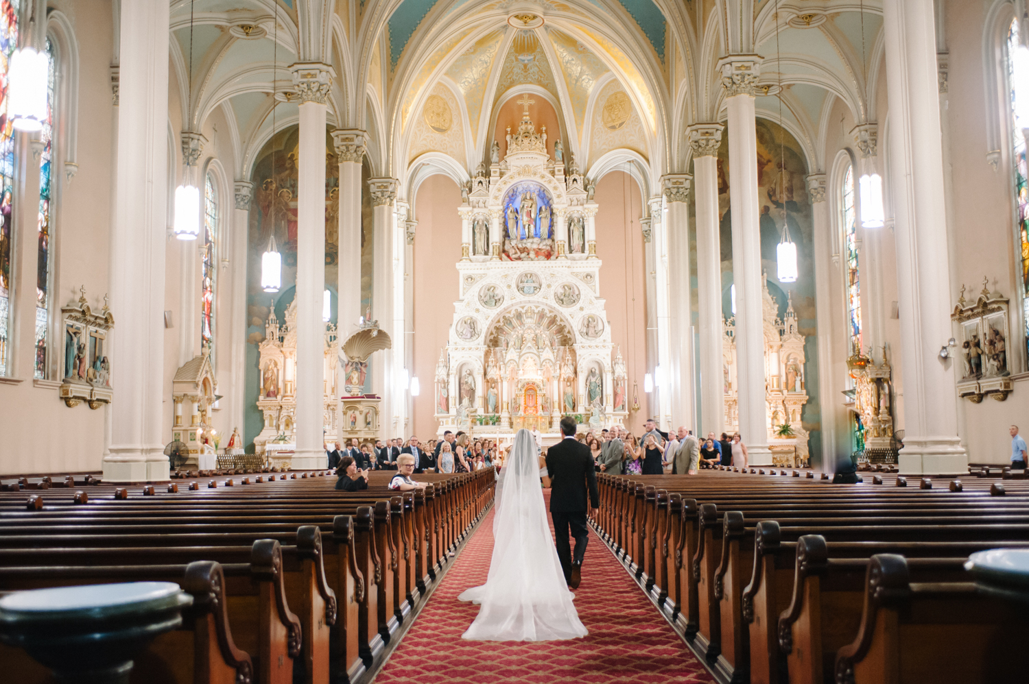 Wedding at St. Michael in Old Town Chicago, Midwest wedding photographer