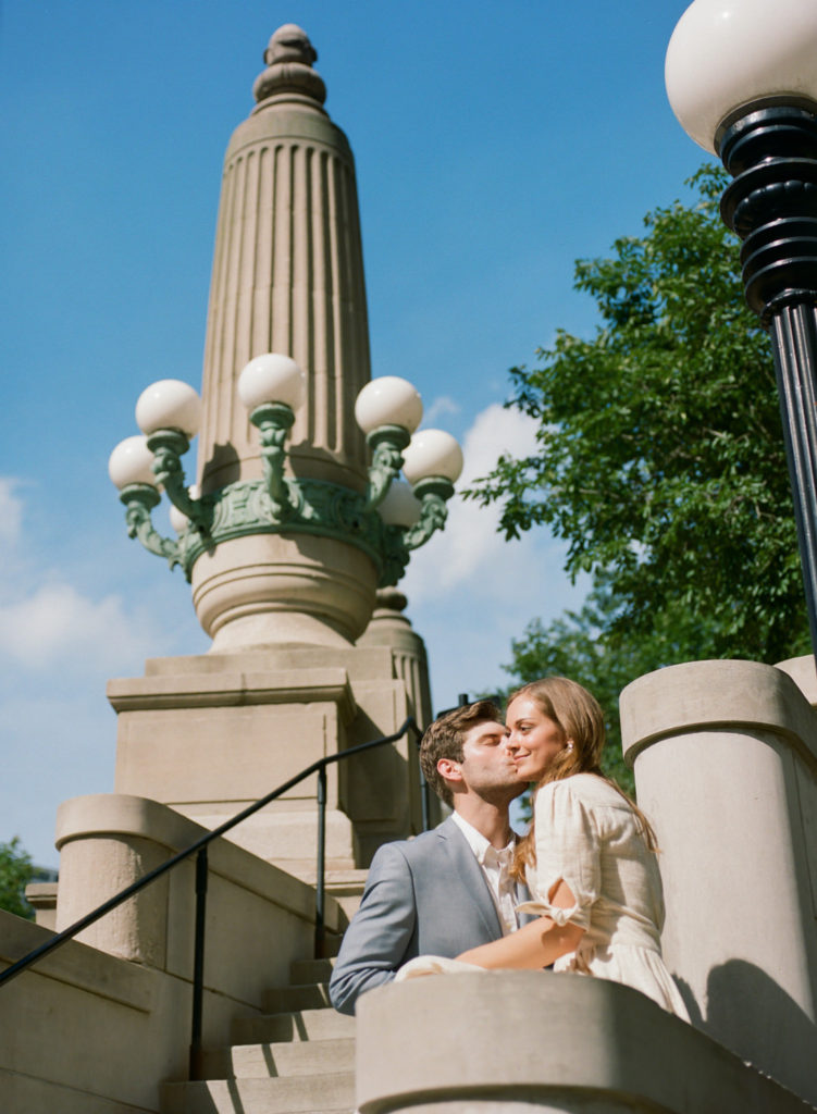 Chicago Fine Art Film Wedding Photographer Erica Robnett Photography; Chicago Riverwalk