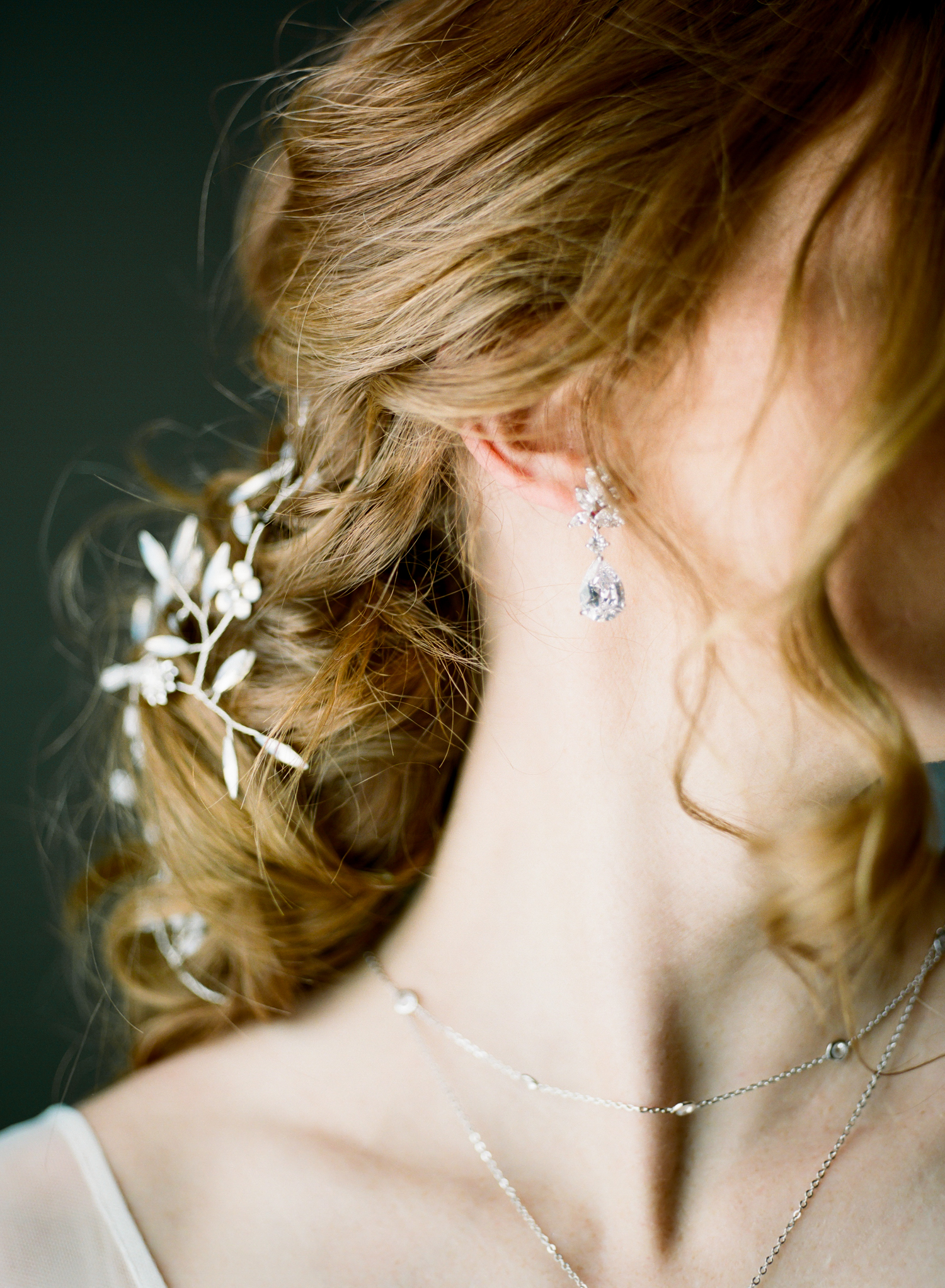 Bridal Portrait; St. Louis film wedding photographer Erica Robnett Photography
