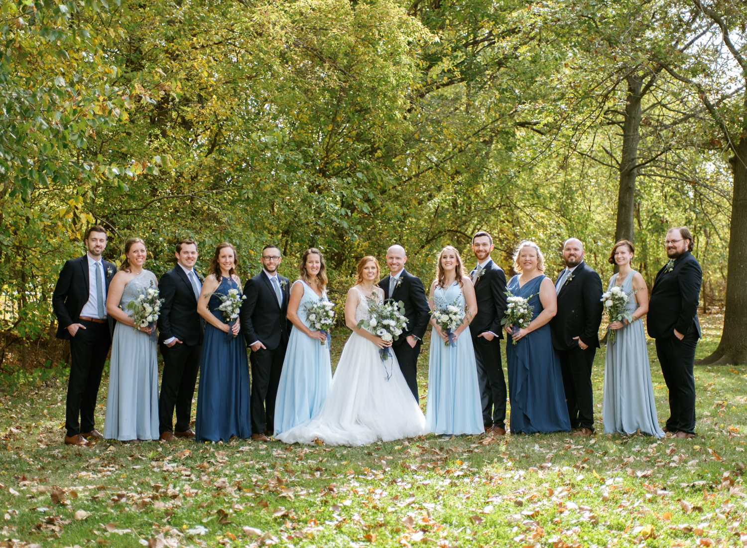 Wedding Party Portrait; St. Louis wedding photography