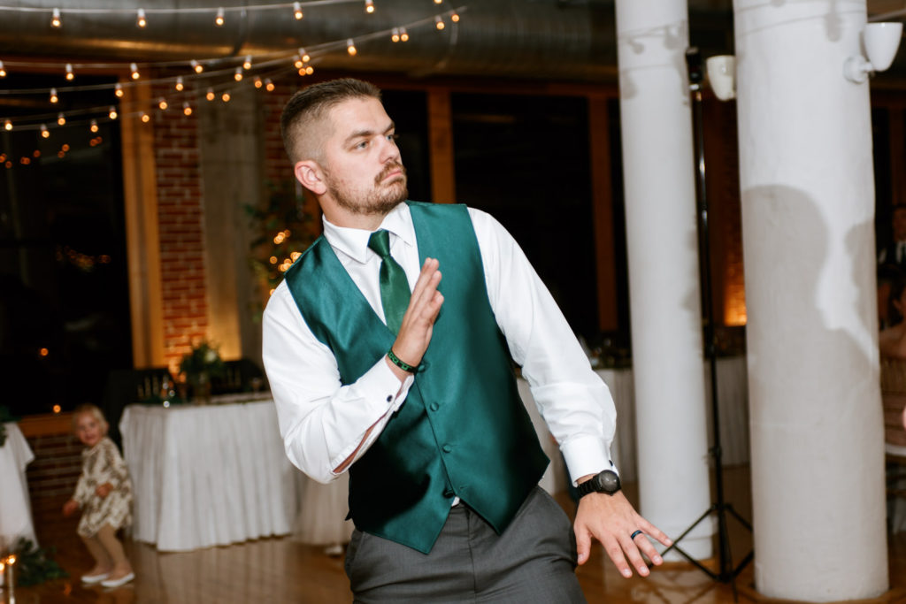 Wedding reception at St. Louis wedding venue Windows on Washington