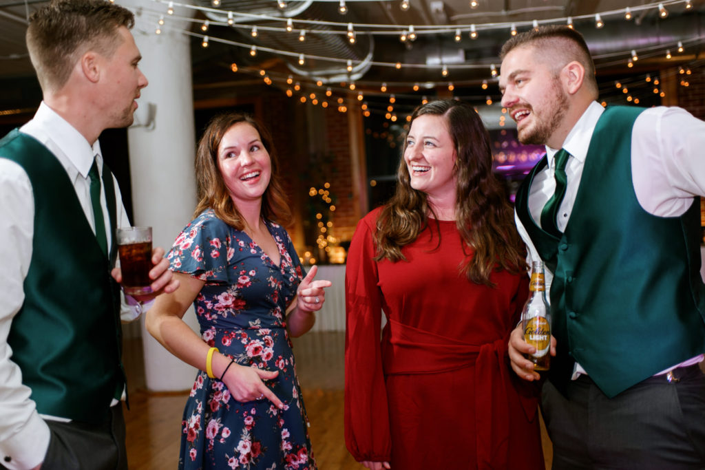 Wedding reception at St. Louis wedding venue Windows on Washington