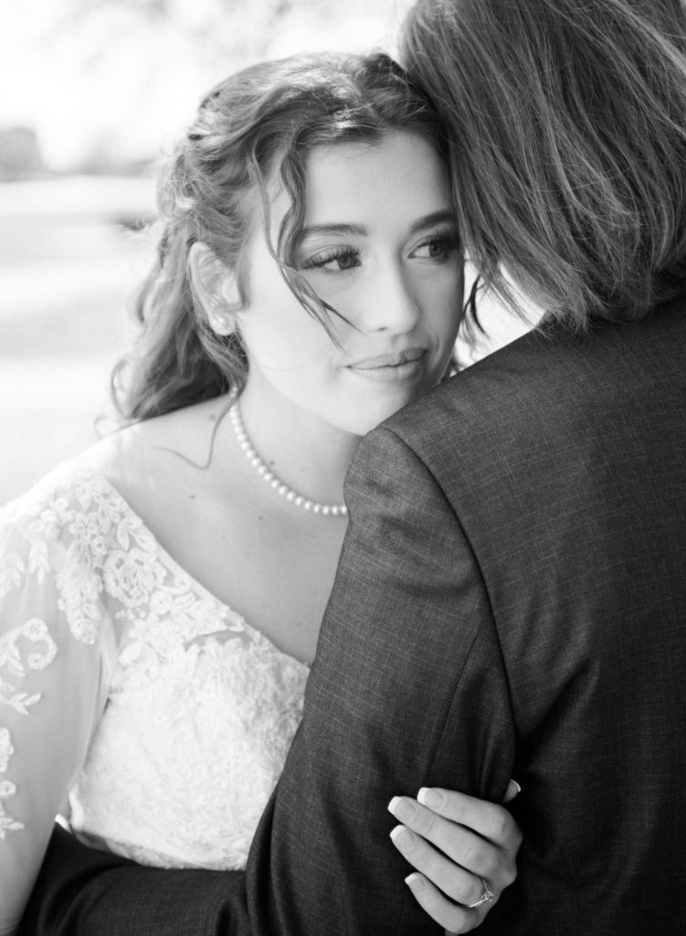 Bride and Groom portrait; St. Louis wedding photographer