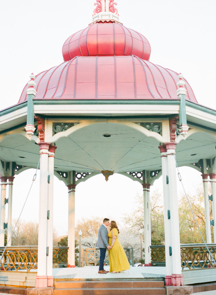 St. Louis engagement session at Tower Grove Park; St. Louis wedding photographer