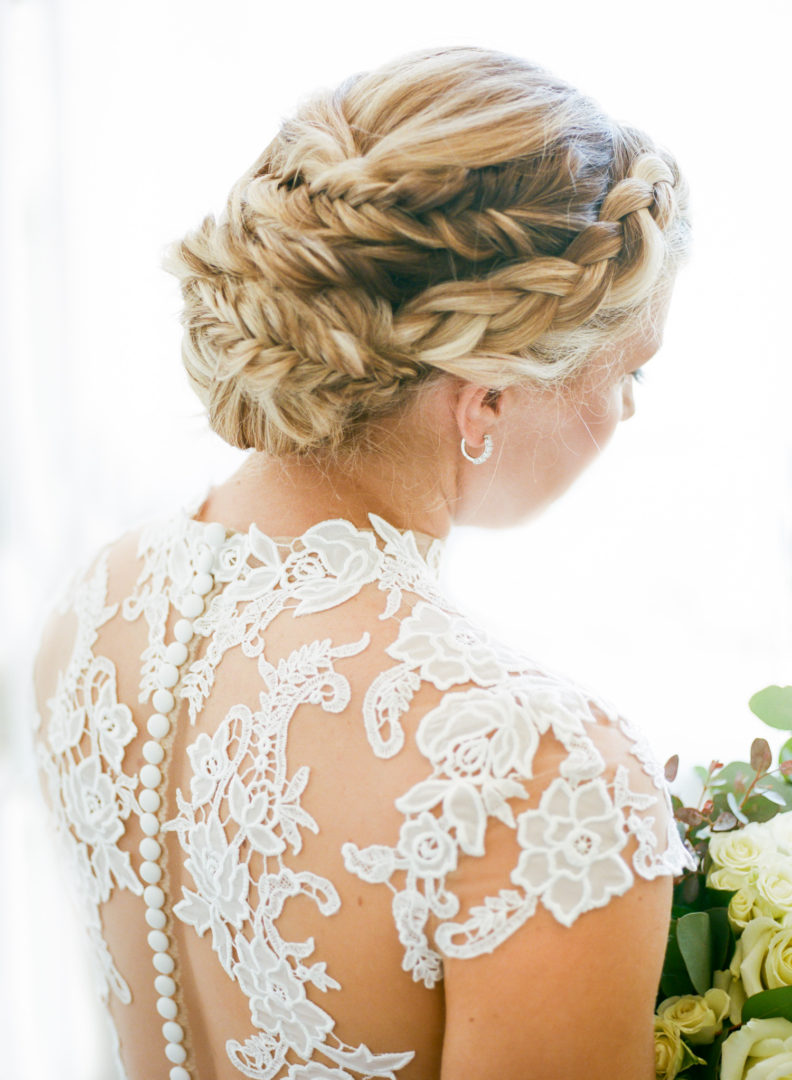 Bridal portrait; St. Louis fine art film wedding photographer Erica Robnett Photography