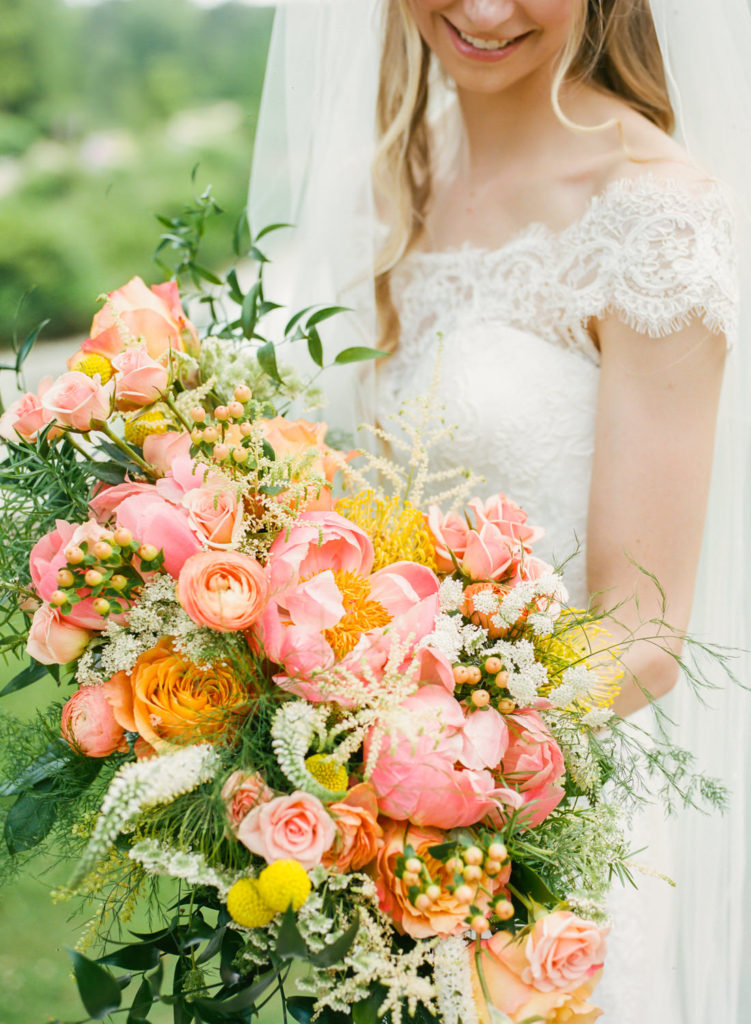 Bridal portrait; St. Louis fine art film wedding photographer