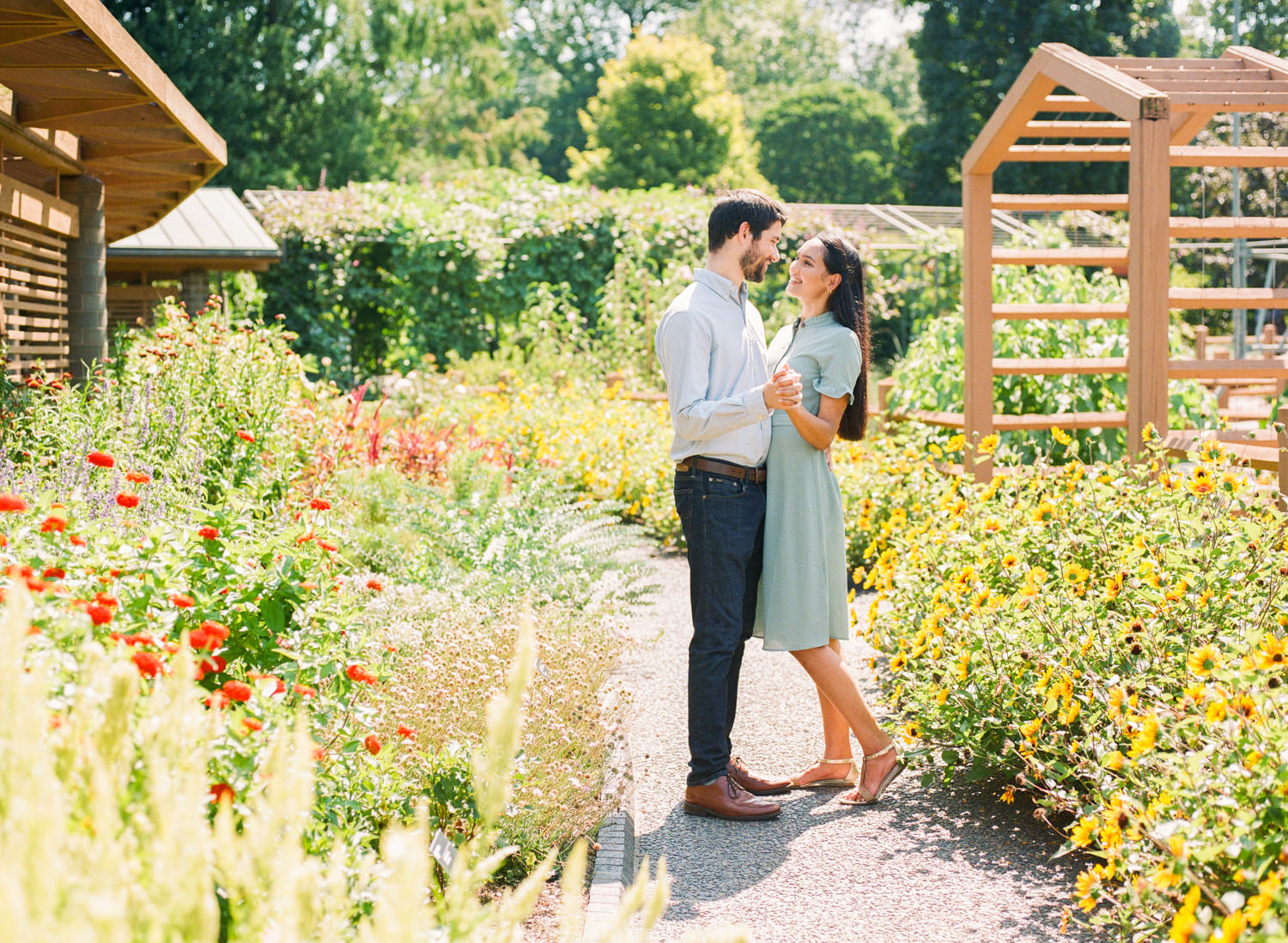 St. Louis fine art film wedding photographer Erica Robnett Photography; Missouri Botanical Gardens