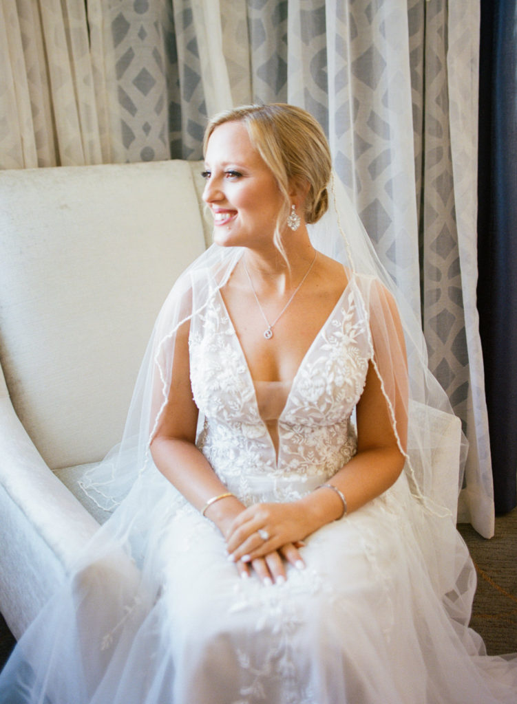 Bridal portrait; St. Louis fine art film wedding photographer