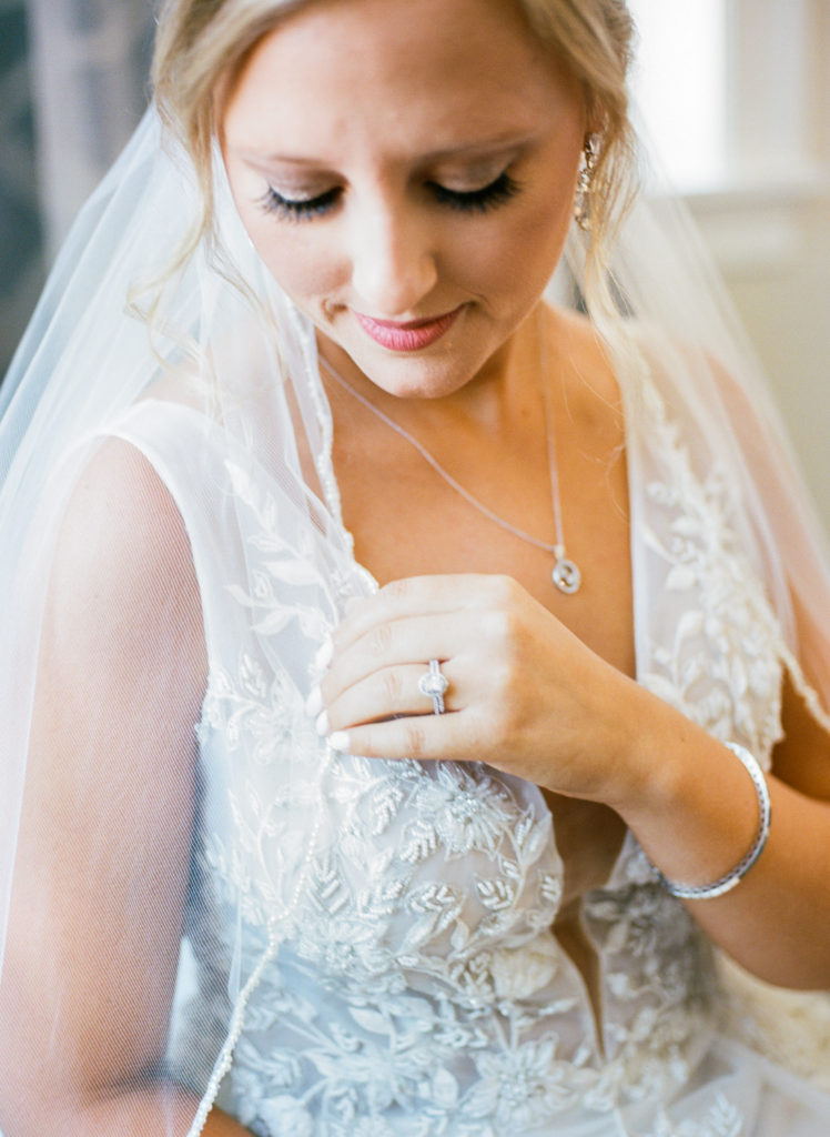 Bridal portrait; St. Louis fine art film wedding photographer