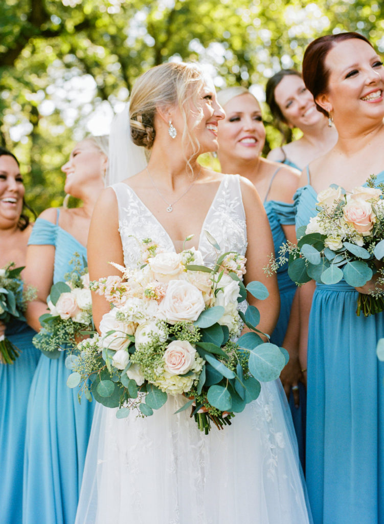 Bridesmaid portrait at Lafayette Park; St. Louis fine art film wedding photographer Erica Robnett Photography