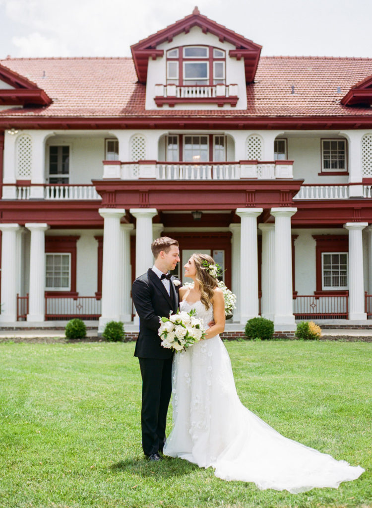 Kansas City wedding at Longview Mansion; Kansas City fine art film photographer Erica Robnett Photography