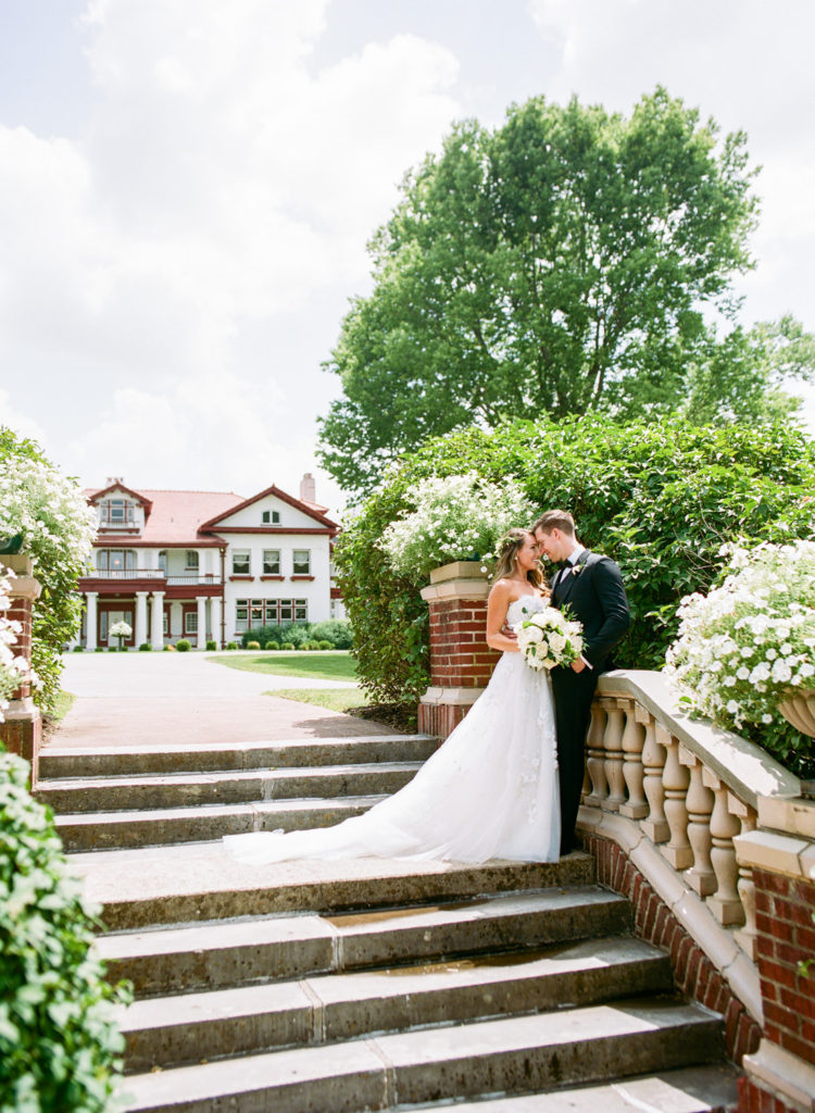 Kansas City wedding at Longview Mansion; Kansas City fine art film photographer Erica Robnett Photography
