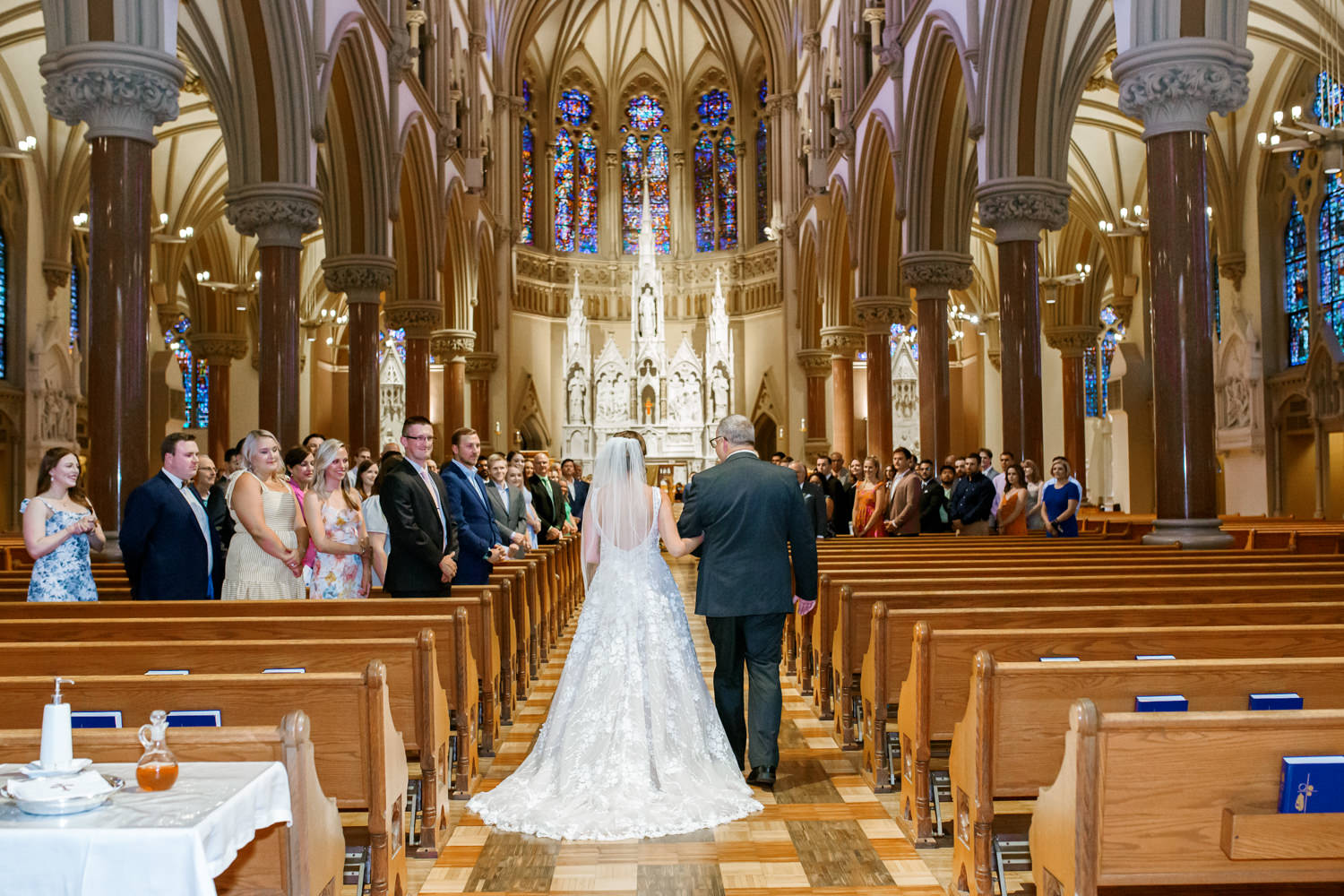 St. Louis St. Francis Xavier College Church wedding