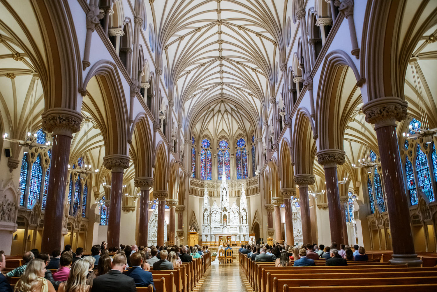 St. Louis St. Francis Xavier College Church wedding