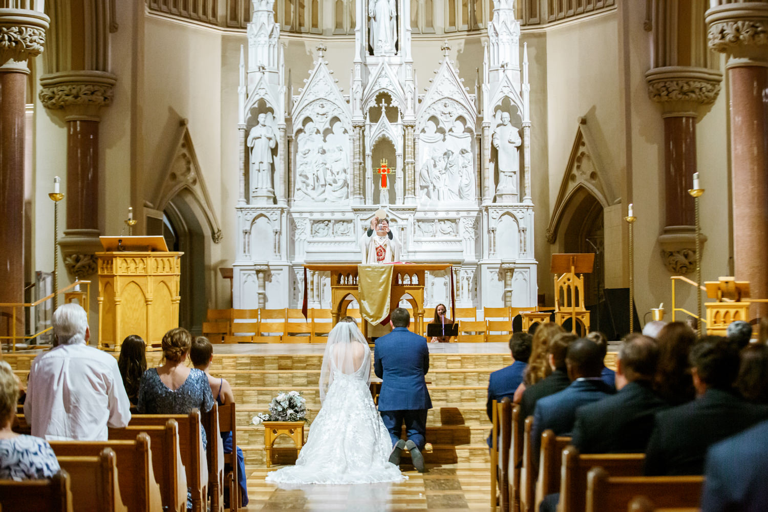 St. Louis St. Francis Xavier College Church wedding
