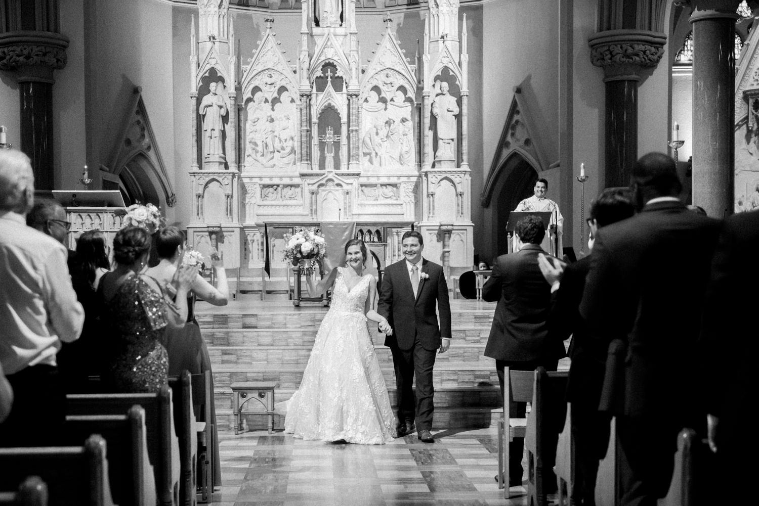 St. Louis St. Francis Xavier College Church wedding